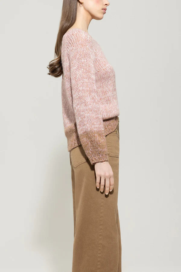 Пуловер едра плетка - Luisa Cerano