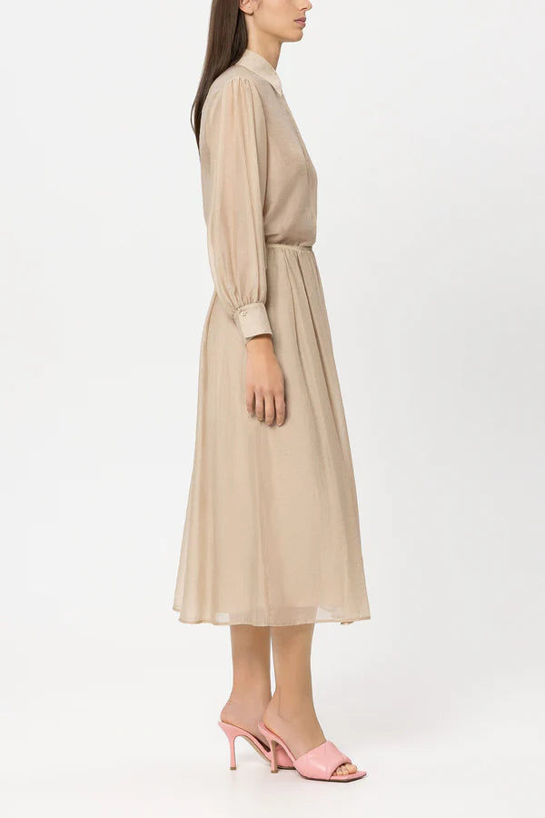 Дълга пола с фини блестящи камъни - Luisa Cerano