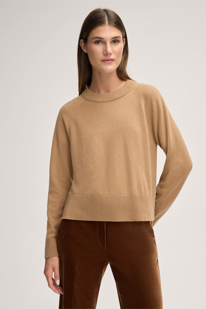 Кафяв кашмирен пуловер - Windsor