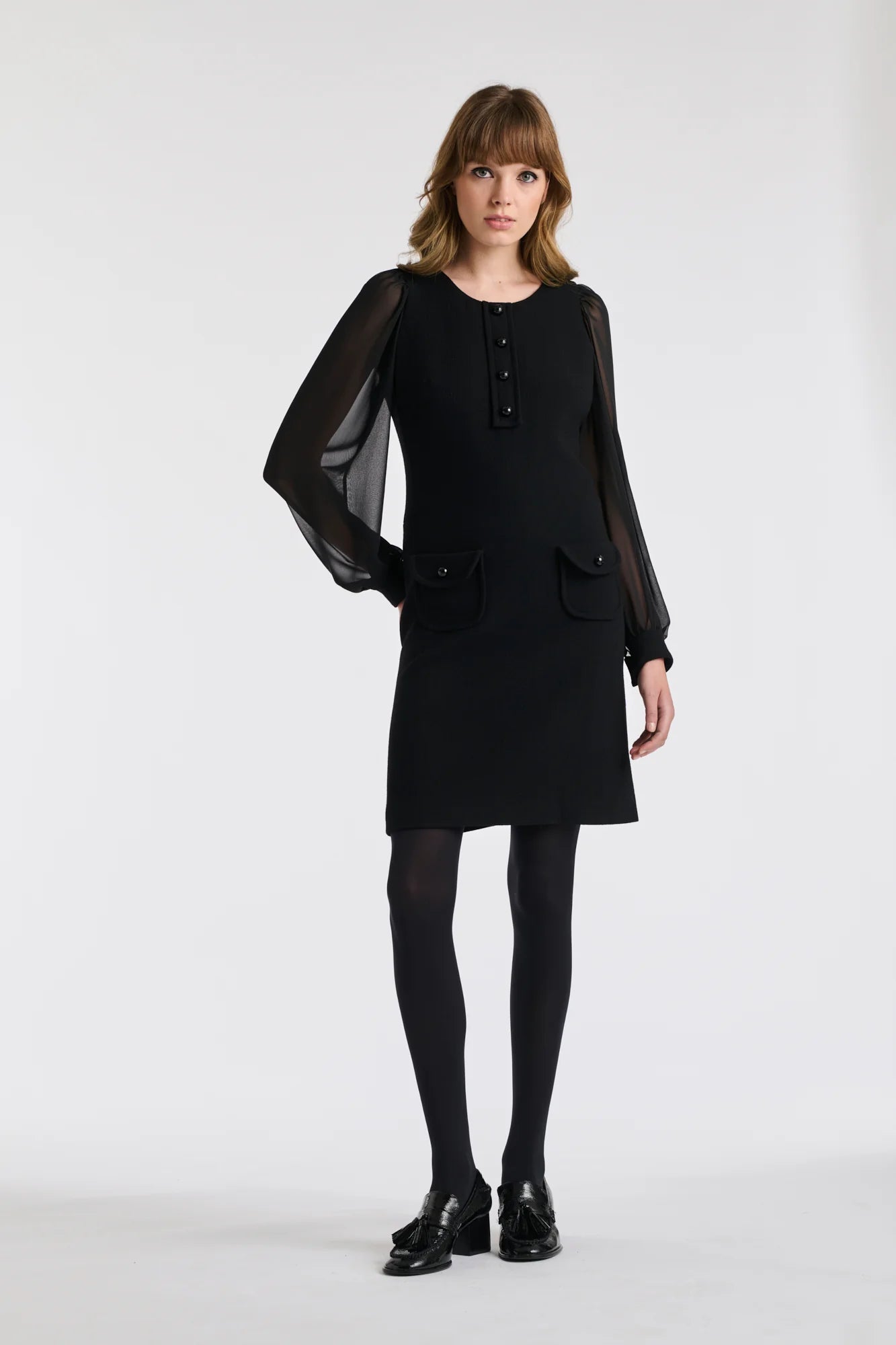 Елегантна рокля с дълги ръкави - Weill