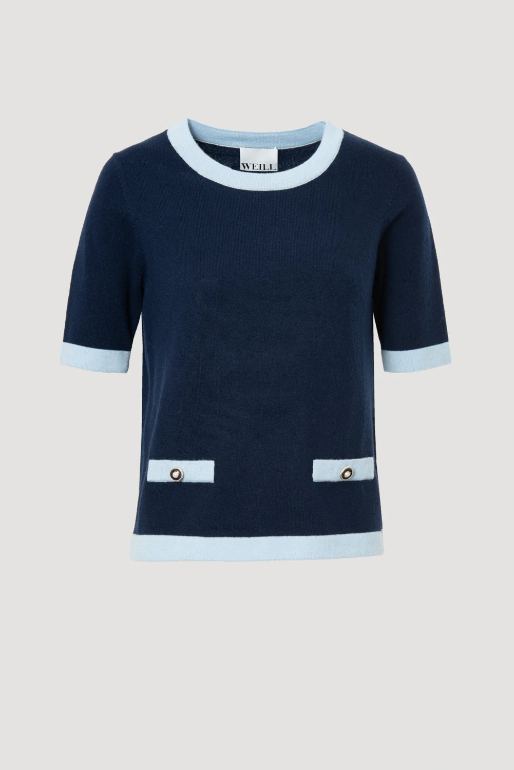 Елегантен двуцветен пуловер - Weill