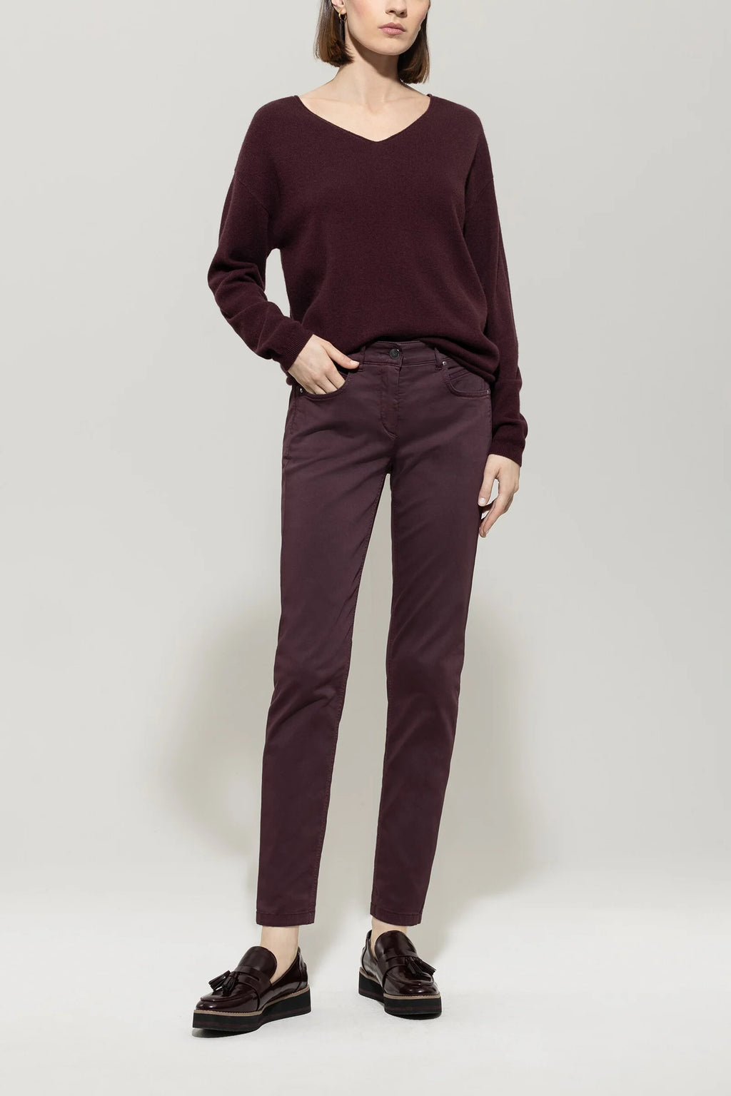 Панталон с Висока Еластичност - Luisa Cerano