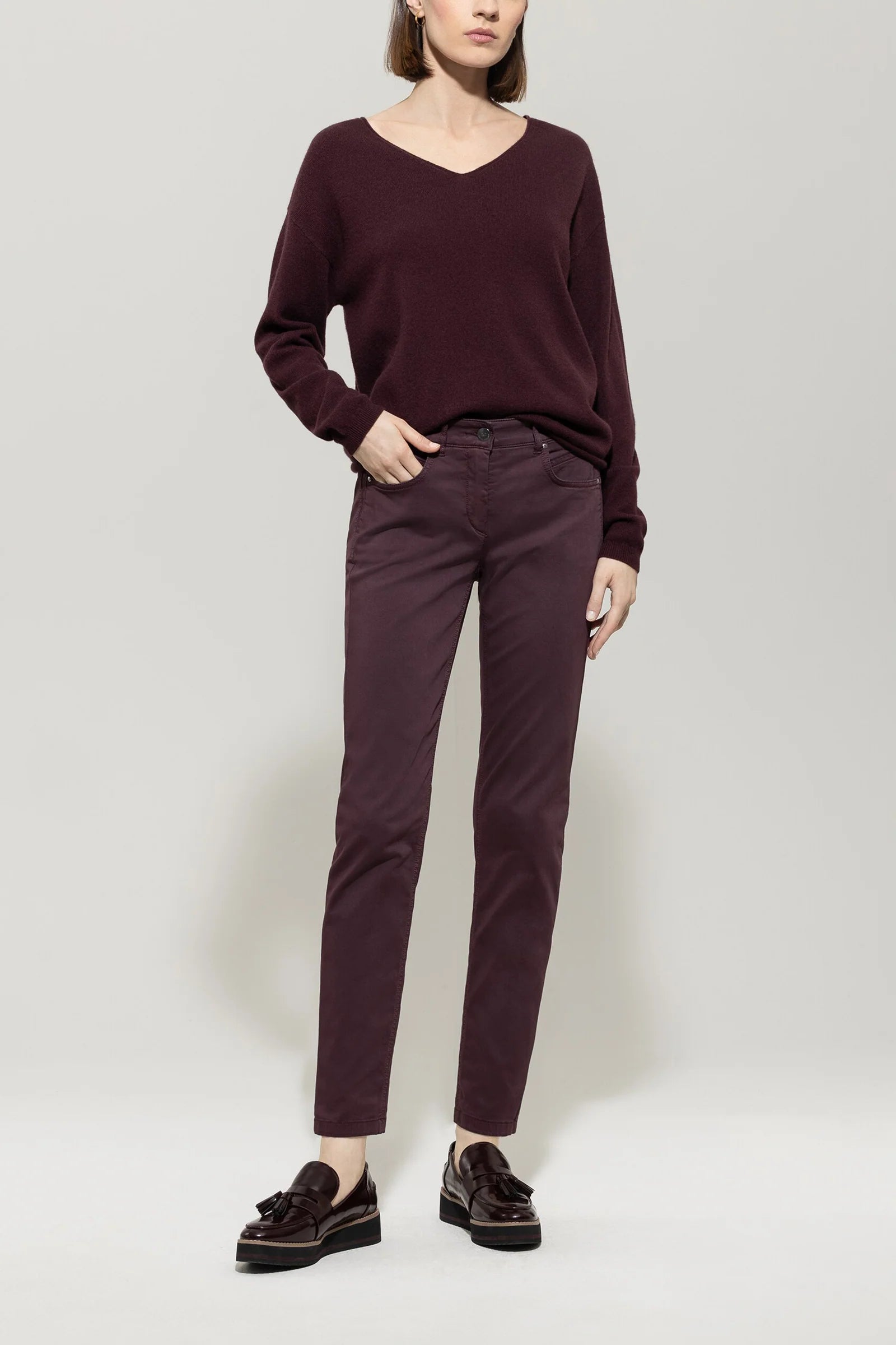 Панталон с Висока Еластичност - Luisa Cerano