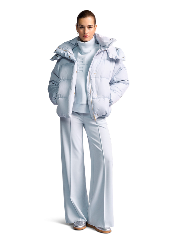 Широк панталон от неопренов плат - Riani