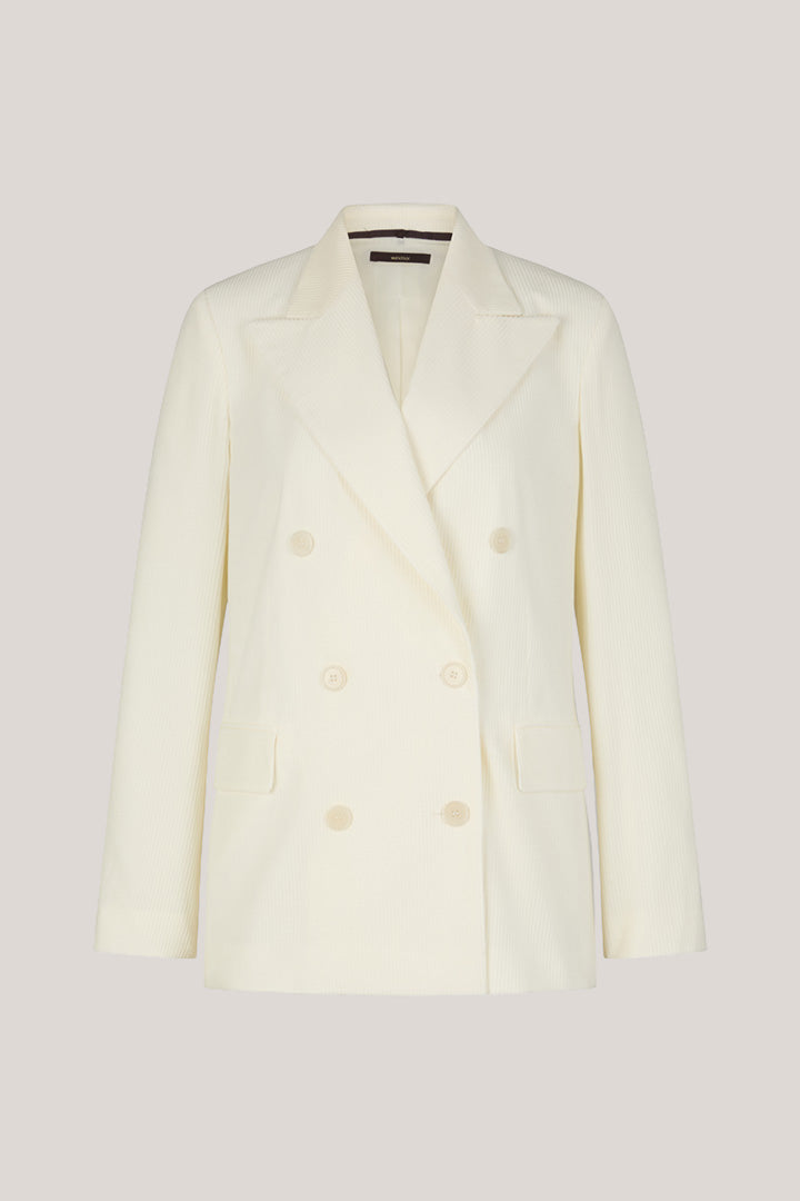 Сако от кадифе в цвят екрю - Windsor