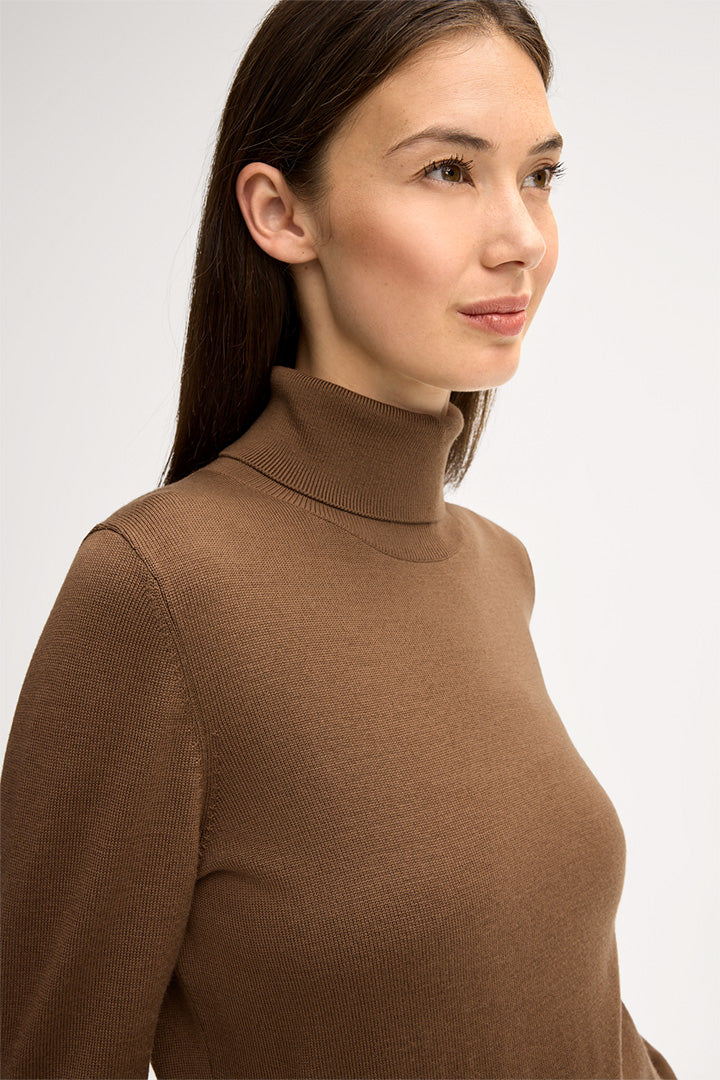 Фин плетен пуловер с поло яка - Windsor