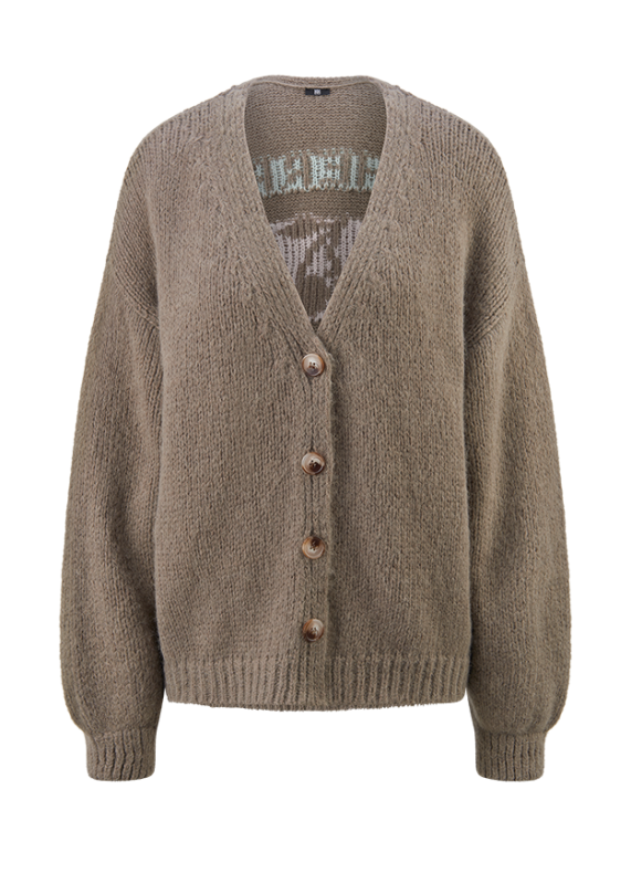 Жилетка с черешов мотив с надпис - Riani