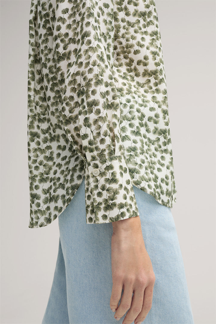 Риза с хармоничен принтов дизайн - Windsor