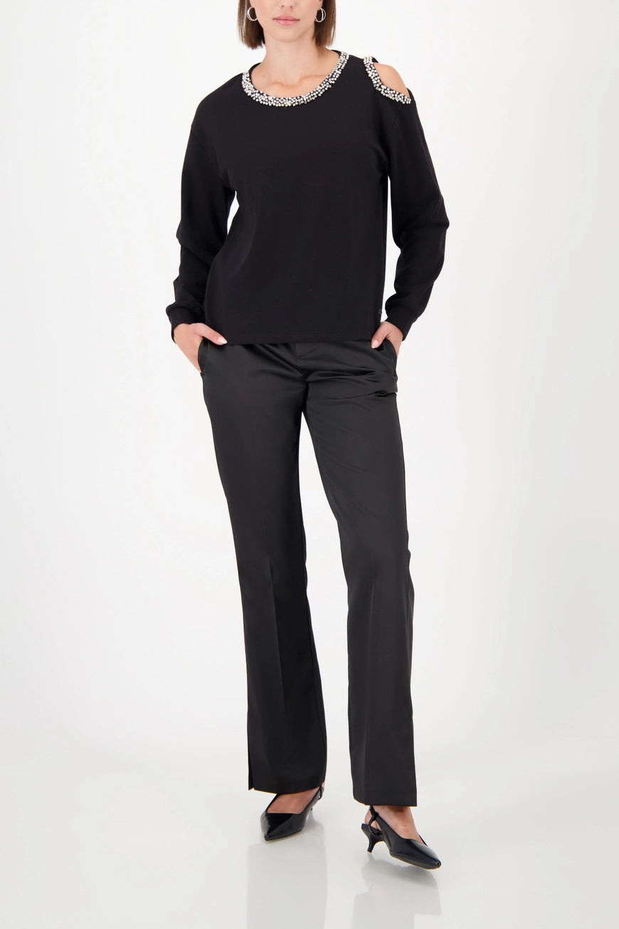 Суитшърт с Декоративно Рамо - Monari