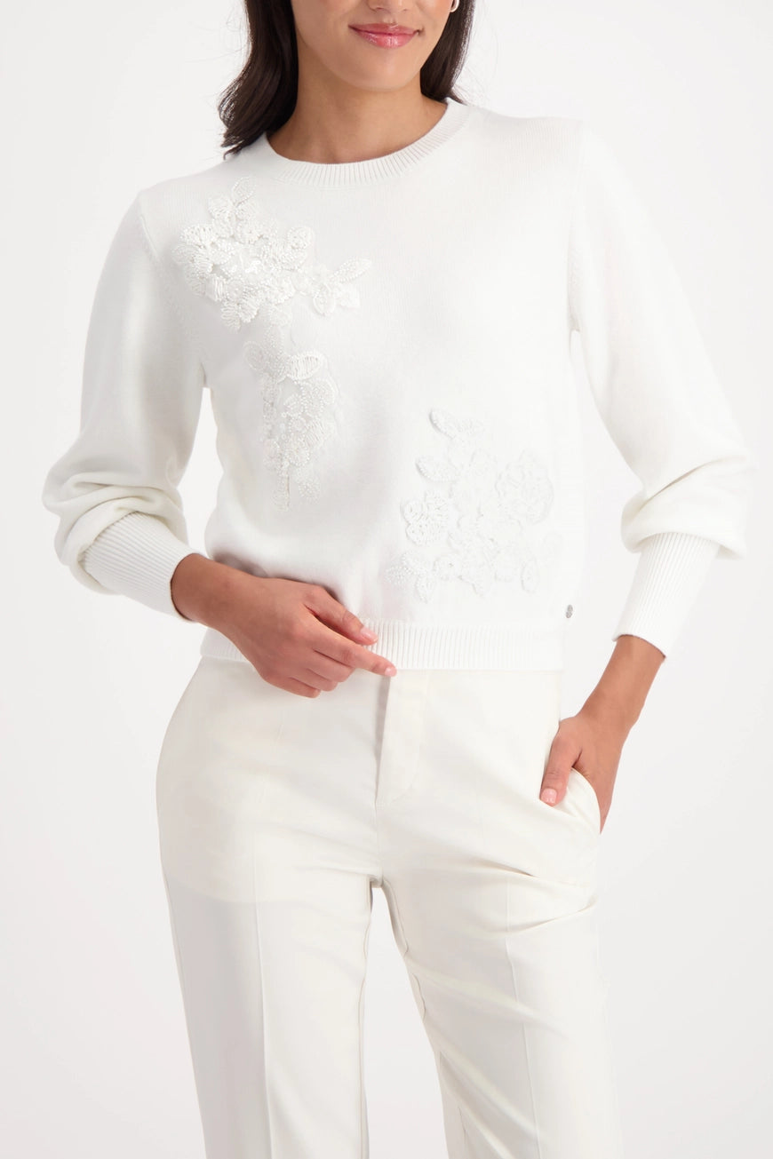 Пуловер с Декоративна Апликация - Monari