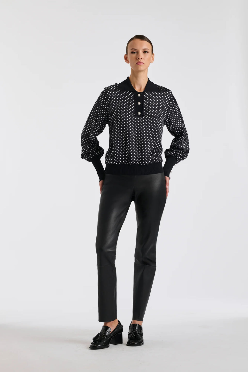 Риза - топ с поло яка - Weill