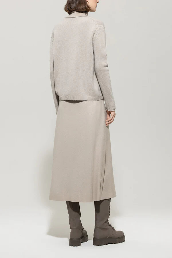 Дълга вълнена разкроена пола - Luisa Cerano