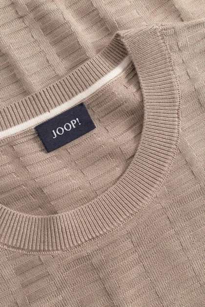 Т-шърт с релефна плетка - JOOP!