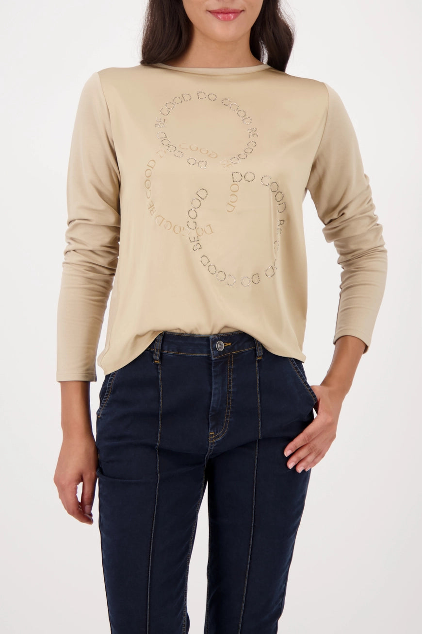 Блуза със Сатенен Ефект - Monari