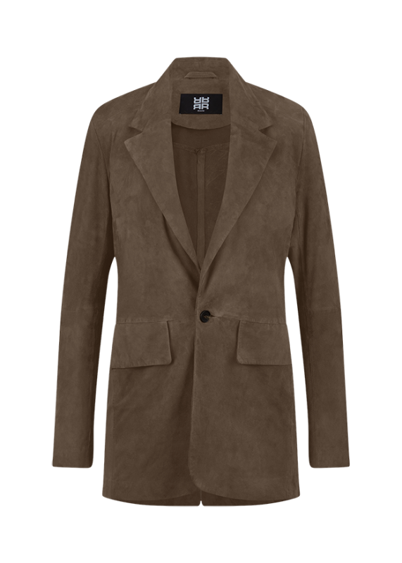 Блейзър от велурена кожа - Riani