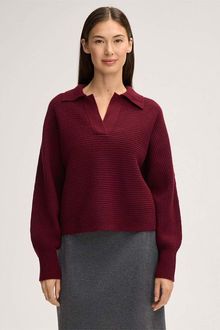 Пуловер с V-образно деколте - Windsor
