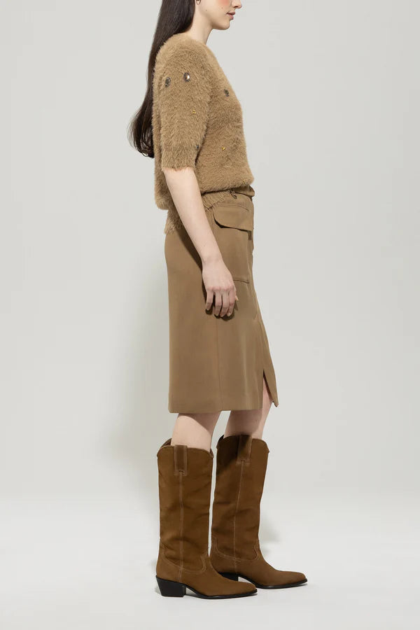 Пуловер с къс ръкав - Luisa Cerano