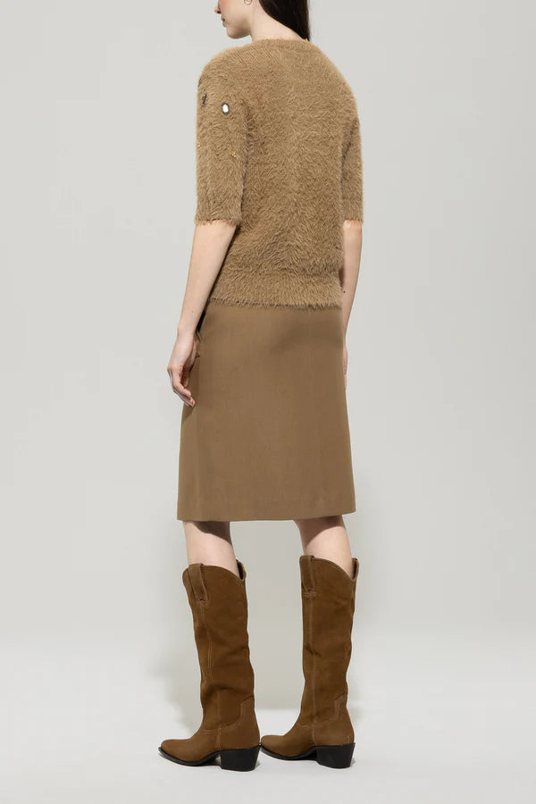 Пуловер с къс ръкав - Luisa Cerano