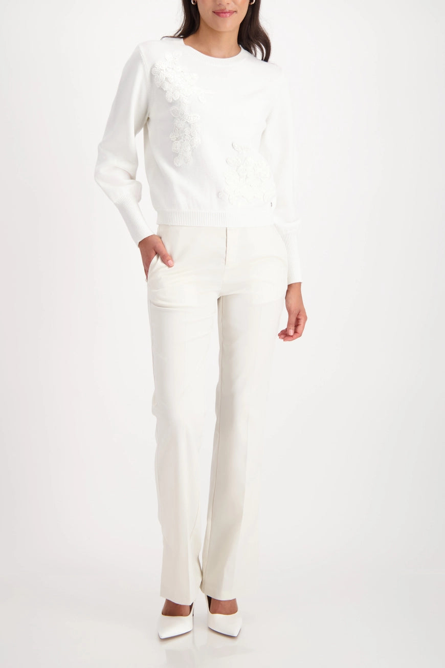 Пуловер с Декоративна Апликация - Monari