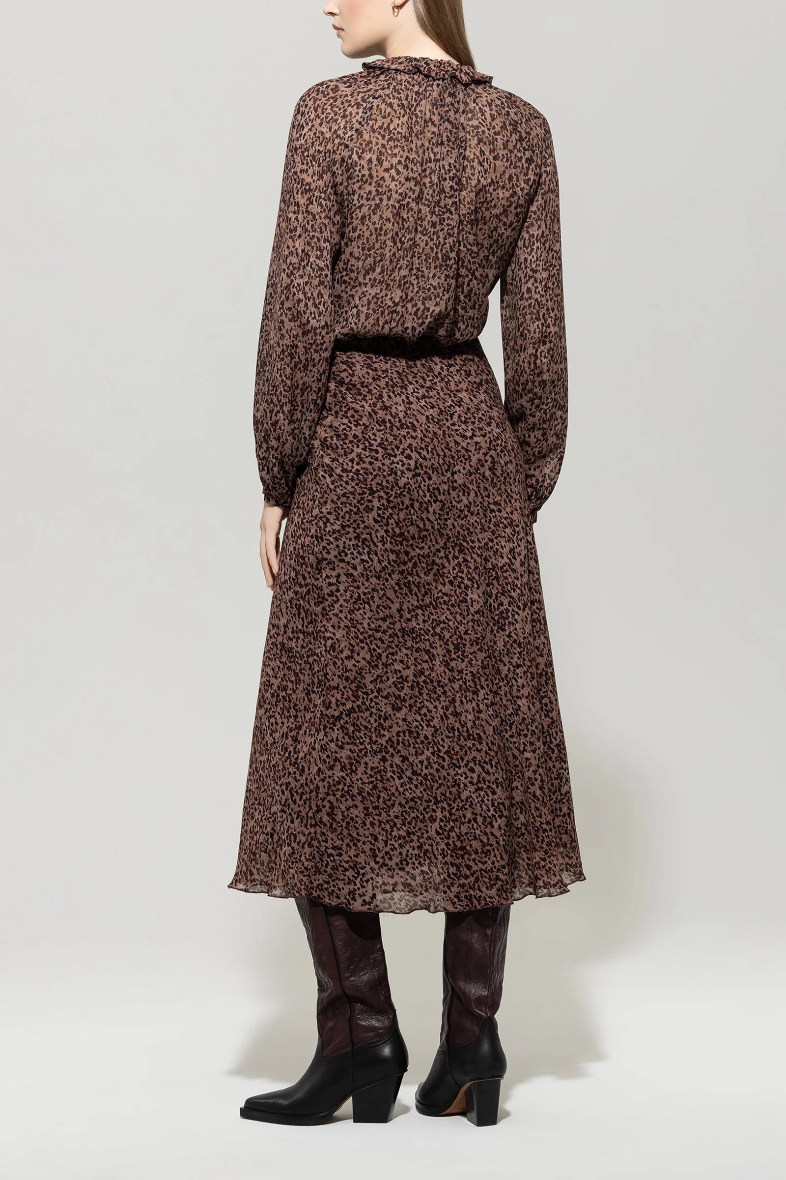 Миди Пола с Фин Животински Десен - Luisa Cerano