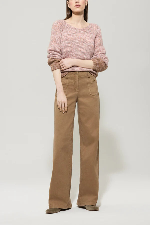 Пуловер едра плетка - Luisa Cerano