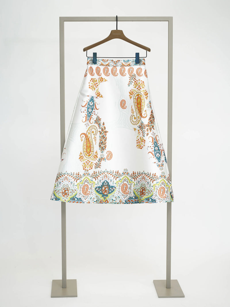 А-образна пола с пейсли принт - Herzens