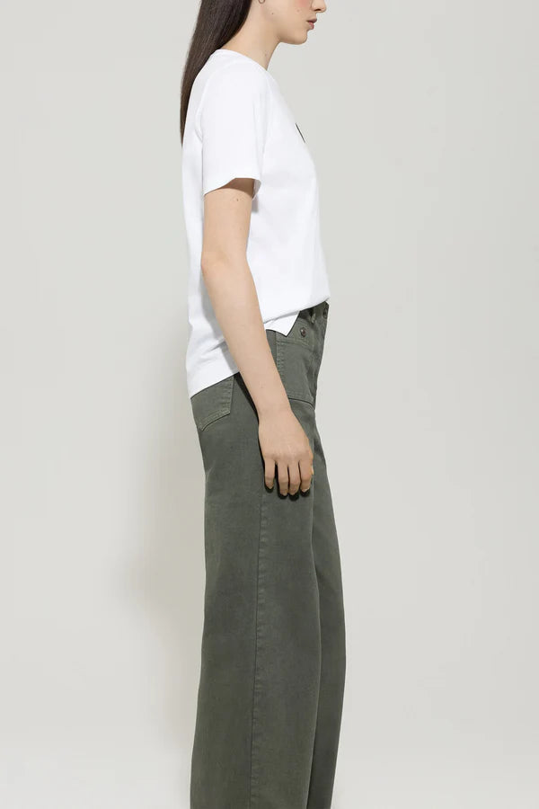 Памучна Т-шърт с обло деколте - Luisa Cerano