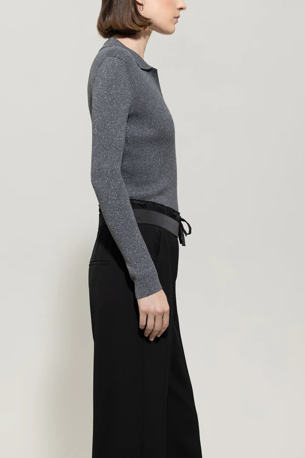 Пуловер от вълнена смес - Luisa Cerano