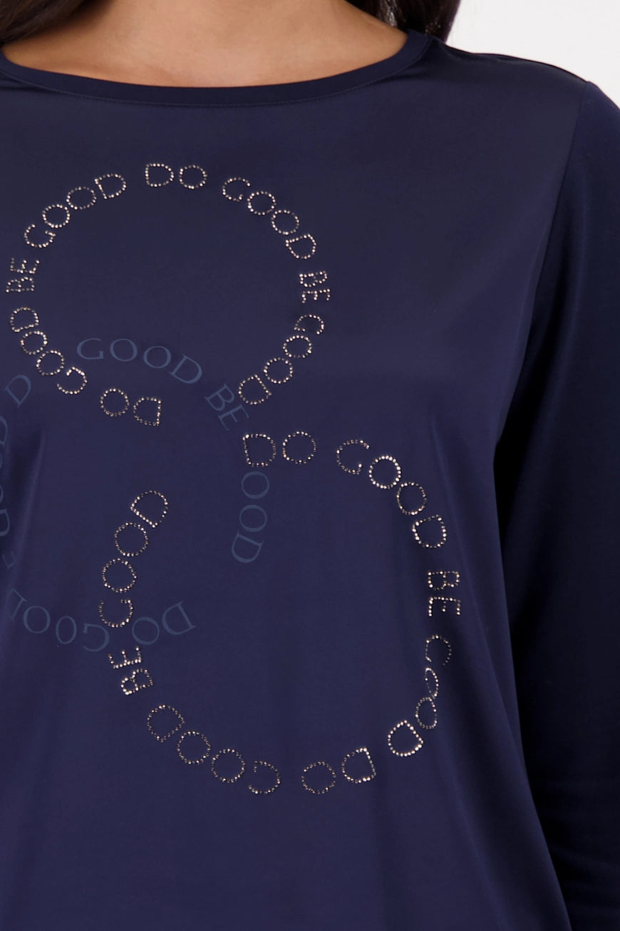 Блуза със Сатенен Ефект - Monari