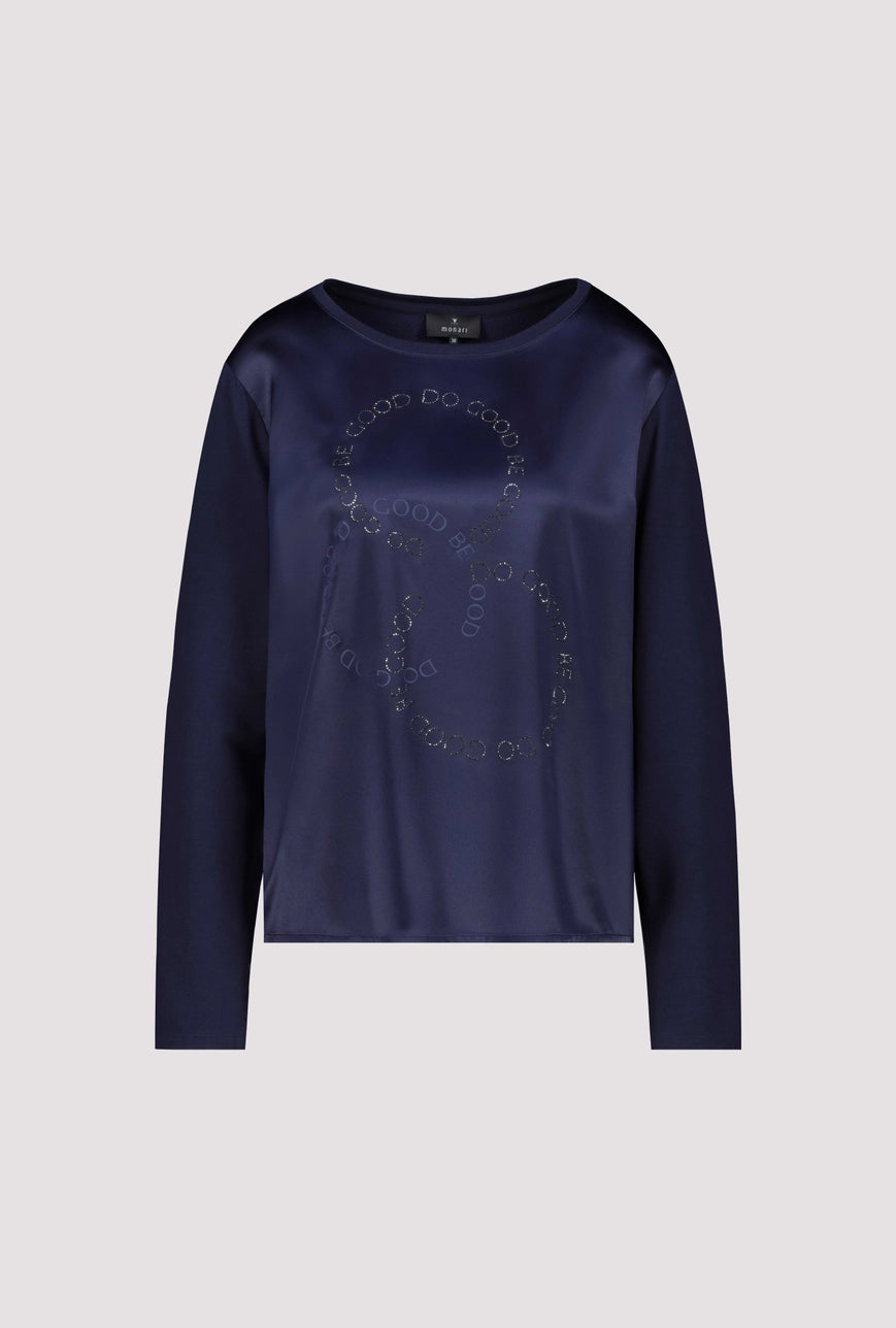 Блуза със Сатенен Ефект - Monari