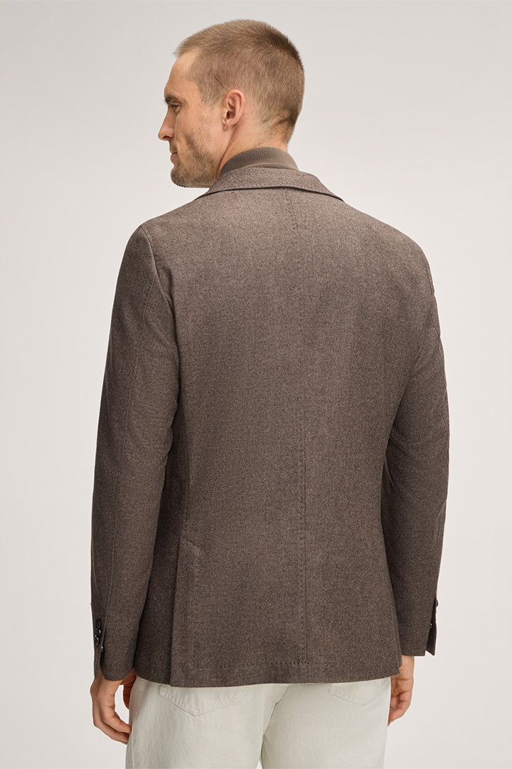 Сако Trient от Вълнена Смес с Кашмир в Кафяв Нюанс - Windsor