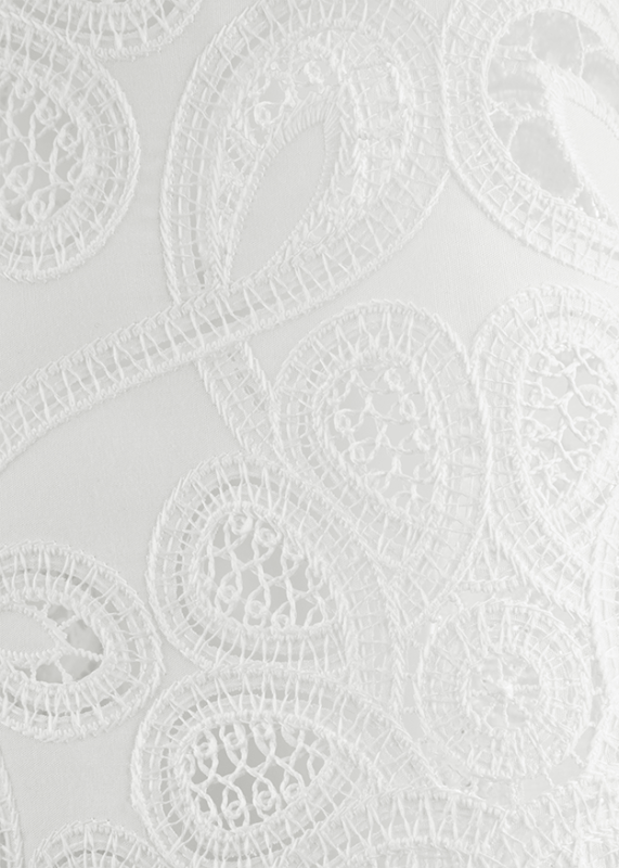 Поплин риза с бродирани ръкави - Riani